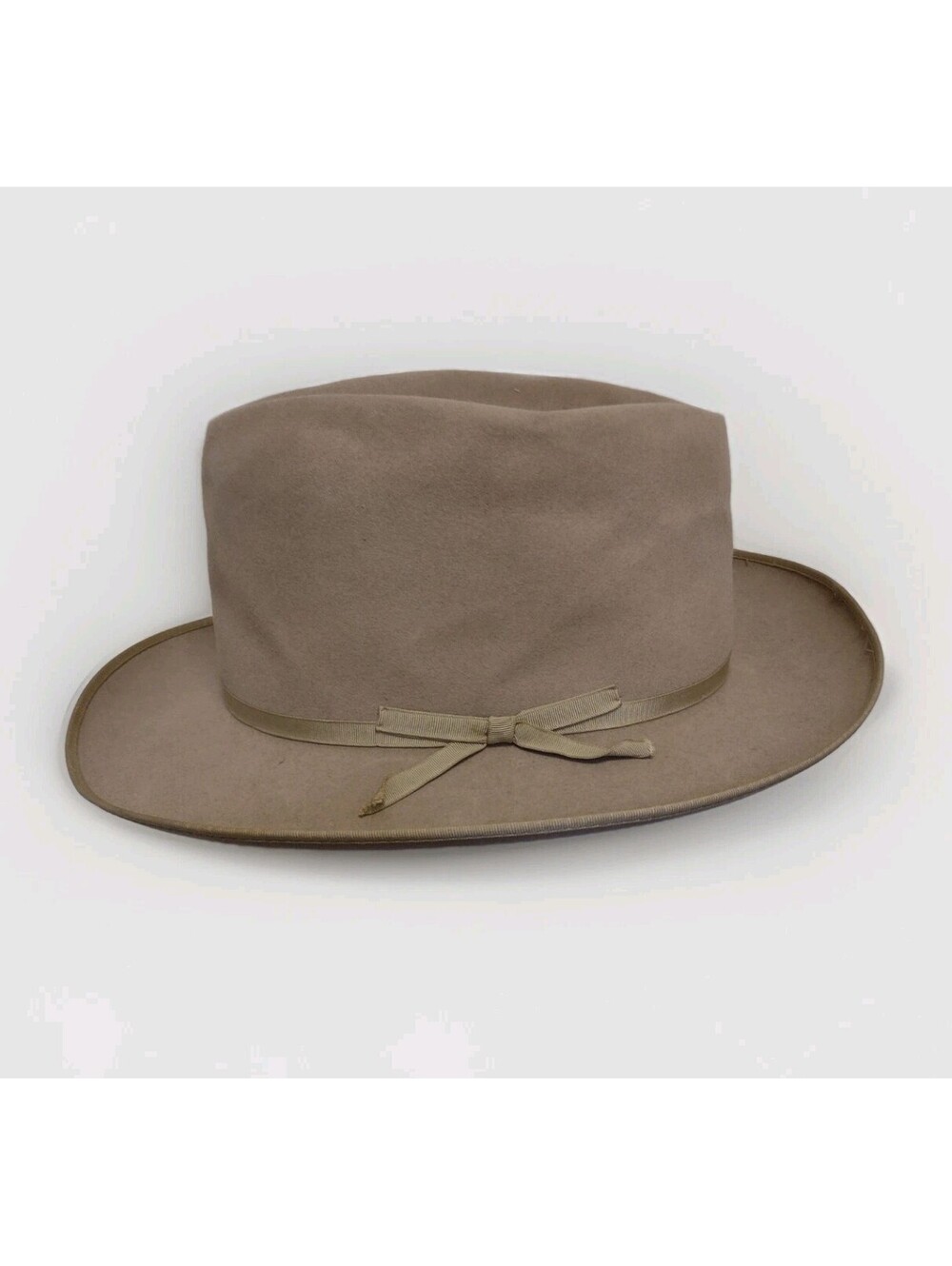 Vintage 1950s Mens Stetson Stratoliner Fedora 7 1/8 Long Oval Royal Felt Hat